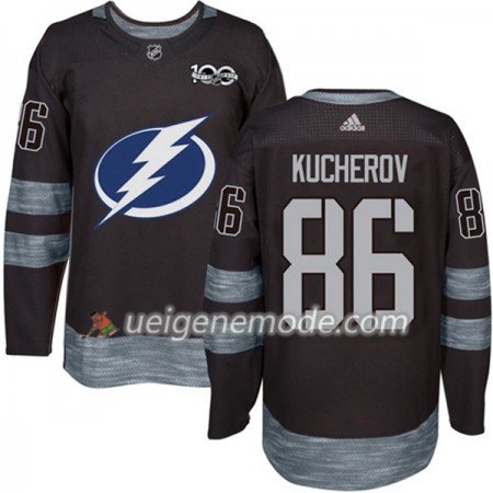 Herren Eishockey Tampa Bay Lightning Trikot Nikita Kucherov 86 1917-2017 100th Anniversary Adidas Schwarz Authentic